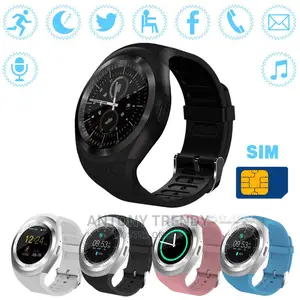 Y1 Smartwatch Touch Screen Support Micro SIM Card With Bluetooth