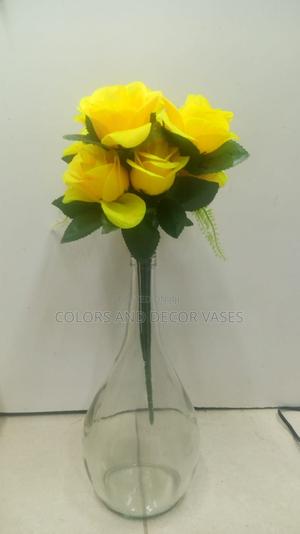 Flowers and Glass Vase