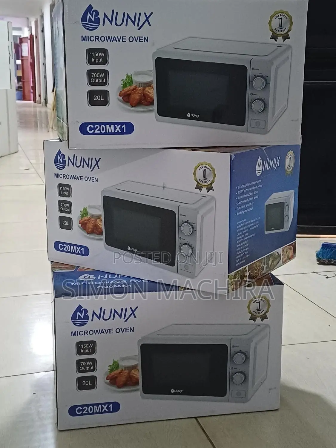 Nunix Microwave Manual 20ltr