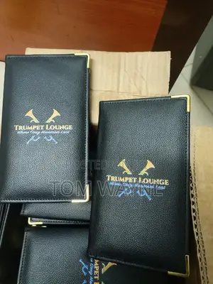 Restaurant Leather Bill Holders Printed With Your Logo