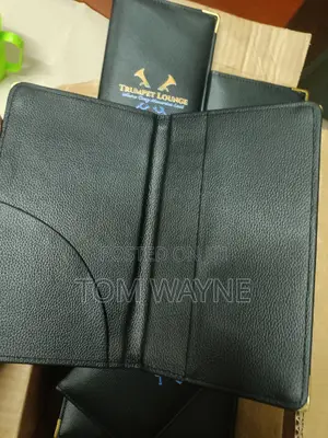 Restaurant Leather Bill Holders Printed With Your Logo