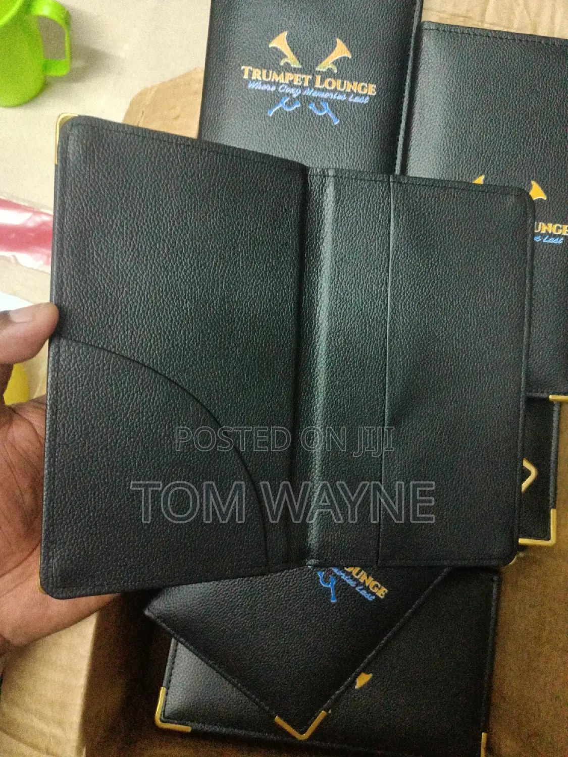 Restaurant Leather Bill Holders Printed With Your Logo