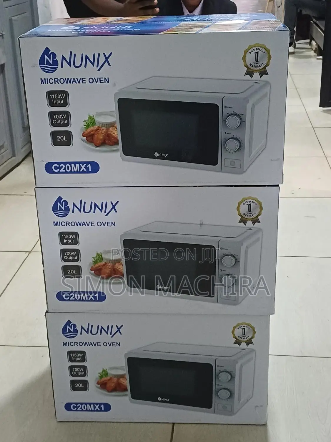 Nunix Microwave Manual 20ltrs