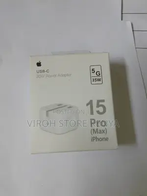 USB C 35 Watts Apple Charger iPhone 15 Pro Max Adapter