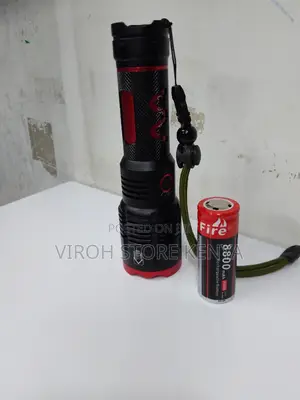 Brightest Zooming Flashlight 10000lumens Torch 26650 Battery