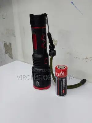 Brightest Zooming Flashlight 10000lumens Torch 26650 Battery