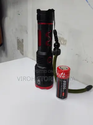 Brightest Zooming Flashlight 10000lumens Torch 26650 Battery