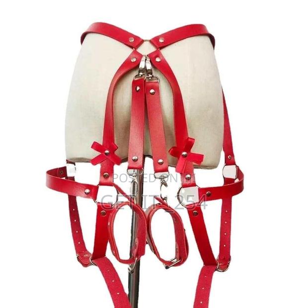 Thighband Harness Belt With Cuffs - thumbnail 2