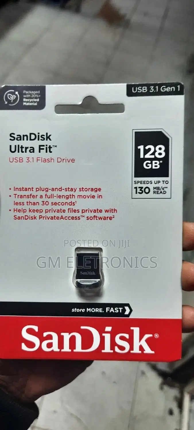 Universal 128gb Ultra-Fit Flash Drive 3.1