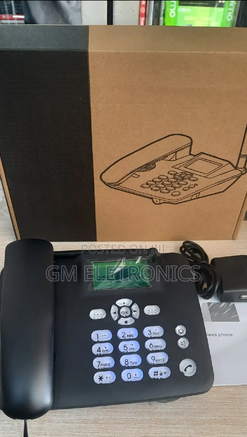 GSM Phone for Office Home With SIM Card Slot,FM Radio.