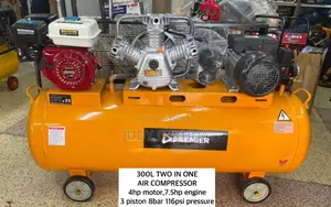 300l Premier Compressor 2 in 1 Engine/ Ac Powered