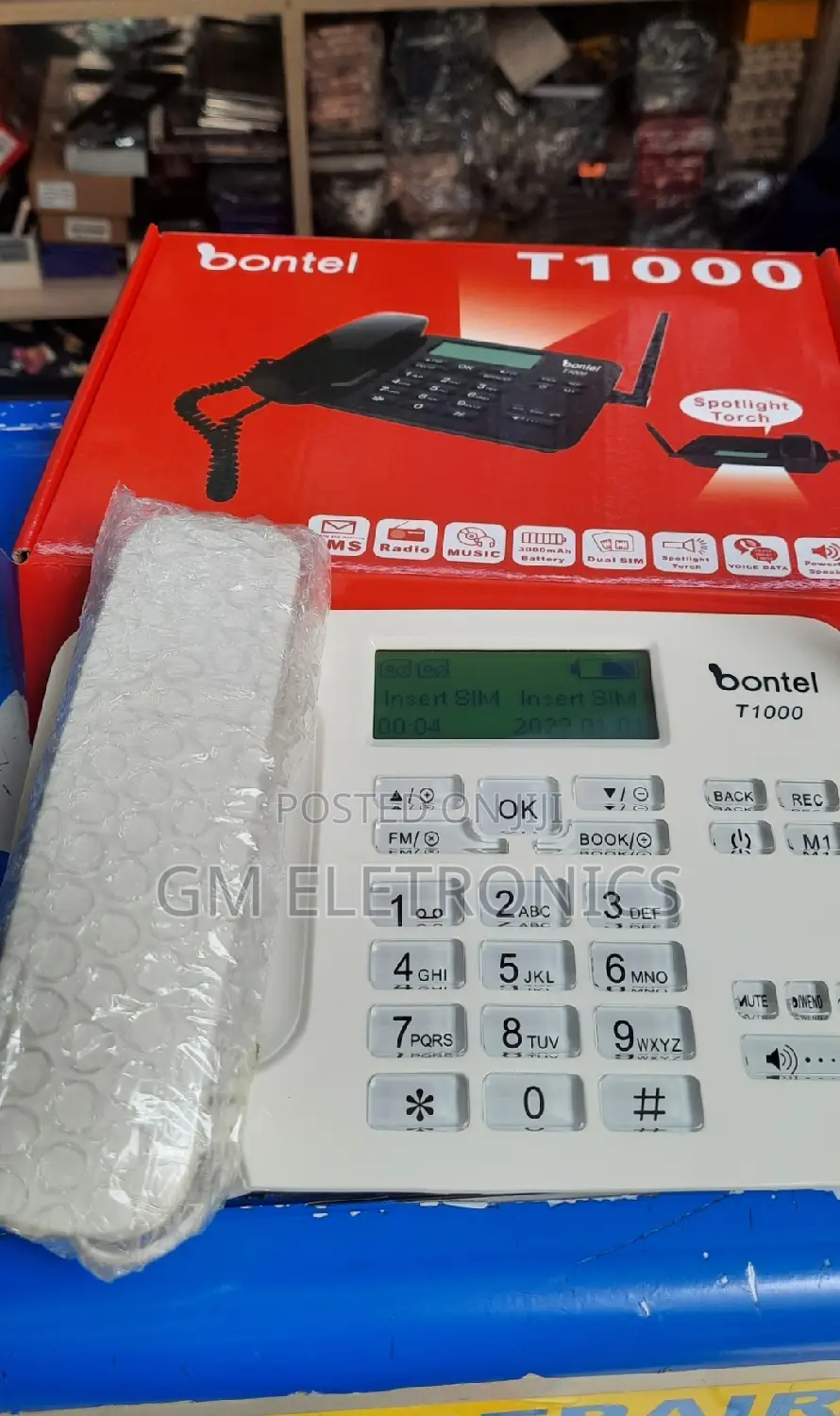 High Quality GSM Fixed Wireless Desktop Phone(Dual Sim Card)