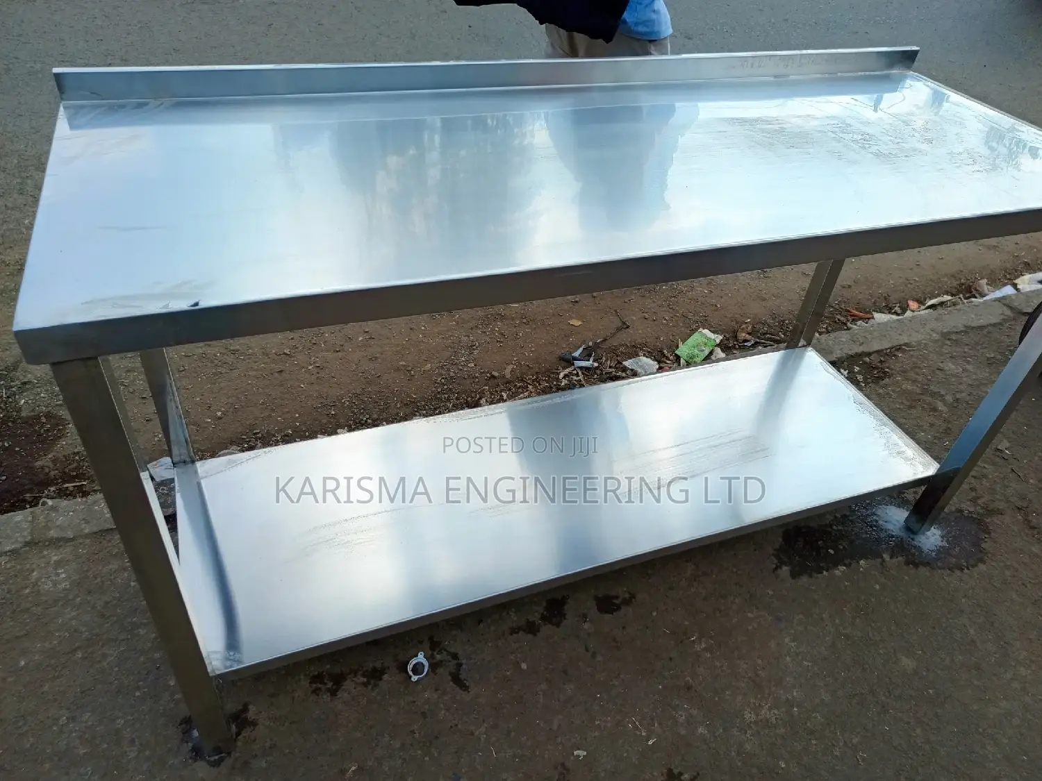 Commercial Work Top Stainless Table