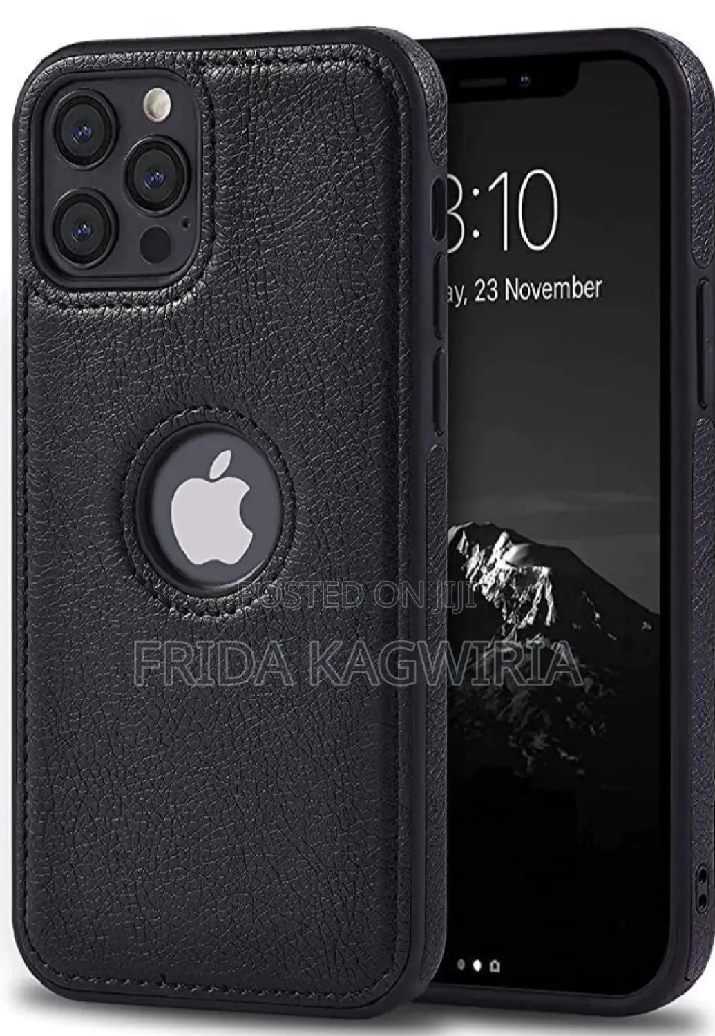 iPhone 15 Pro Max Leather Back Case