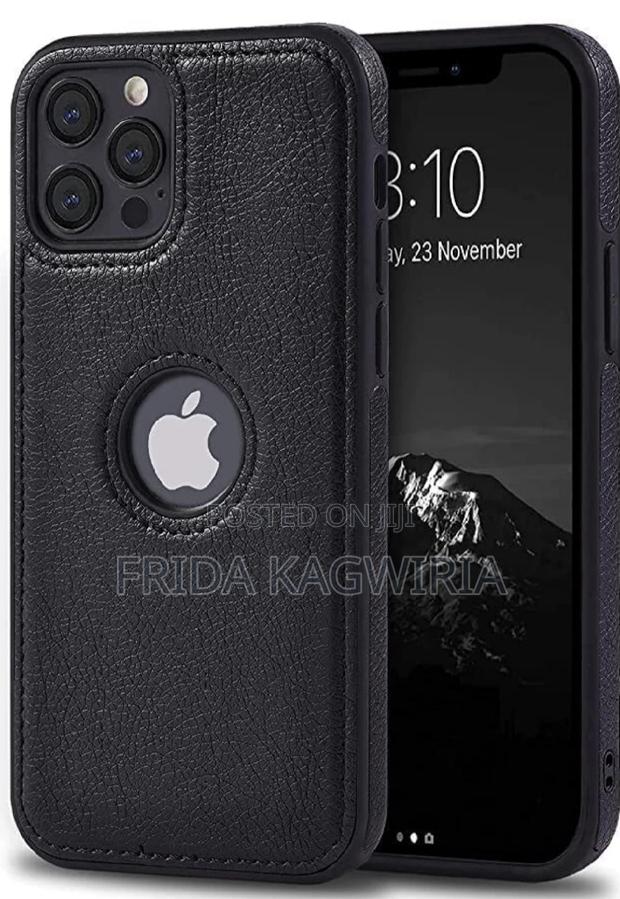 iPhone 15 Pro Max Leather Back Case - main view