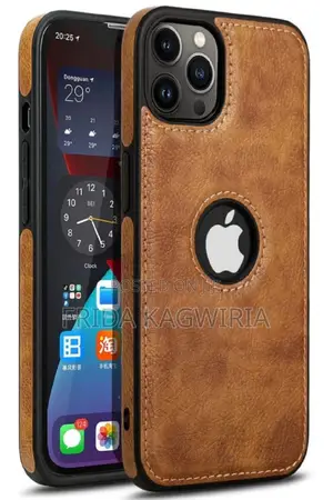 iPhone 15 Pro Max Leather Back Case