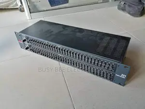 Black DBX 231equaliser