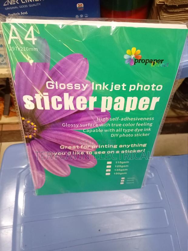 Adhesive Sticker Paper