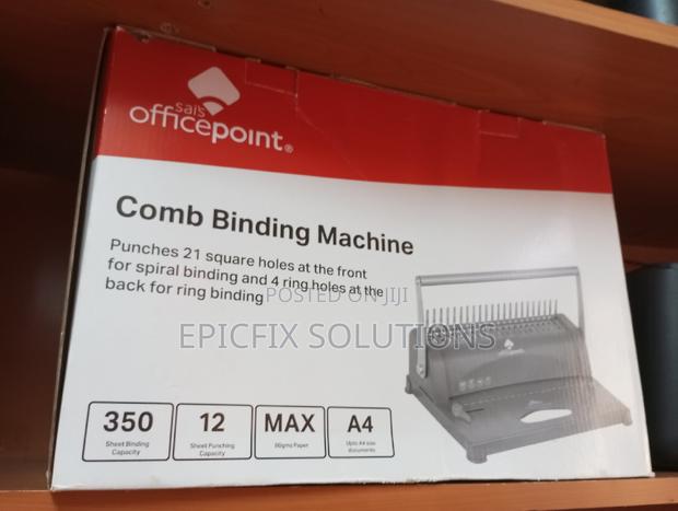 Office Point Comb Binding Machine - main view