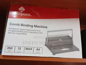 Office Point Comb Binding Machine