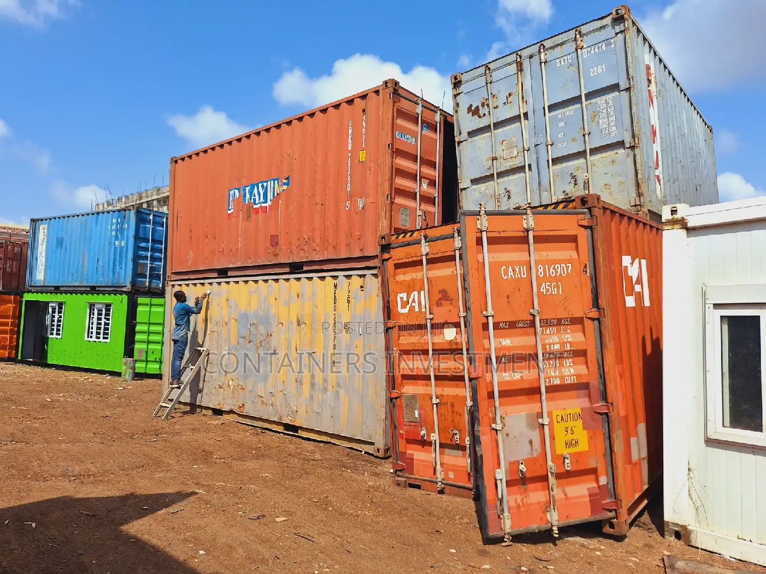 Empty 20fts Containers for Sale- Durable