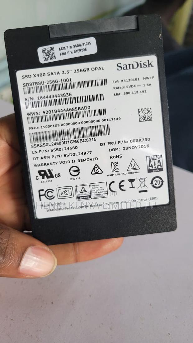 Sandisk SSD 2 5 256gb - main view