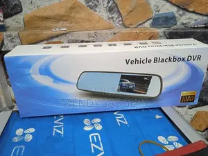Vehicle Blackbox DVR (Full HD 1080) Rearview Mirror Dual