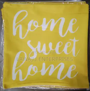 Yellow Throw Case With Pillow