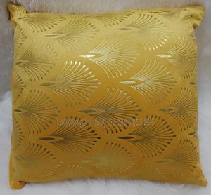 Mustard Throw Case With Pillow - thumbnail 2