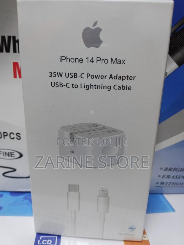 iPhone 14pro Max 35watts USB C Power Adapter Fast Charging - thumbnail 3