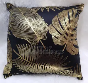 Black Gold Throw Case With Pillow