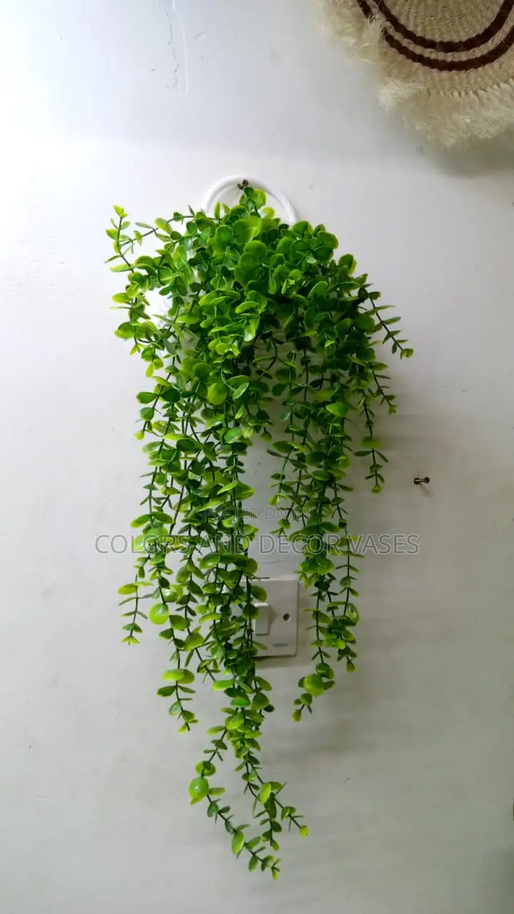Vines Plus Plastic Vase