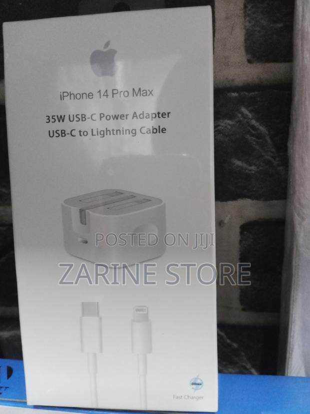 14 Pro Max iPhone 35w USB C Power Adapter With USB C Lightin - main view
