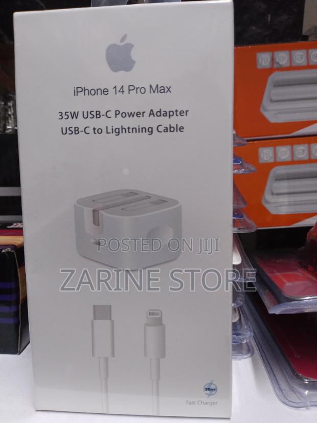 14 Pro Max iPhone 35w USB C Power Adapter With USB C Lightin - thumbnail 2