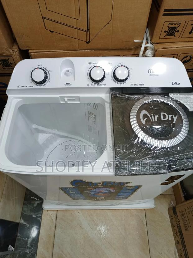 Mika 8kg Twin Tub Washing Machine - main view