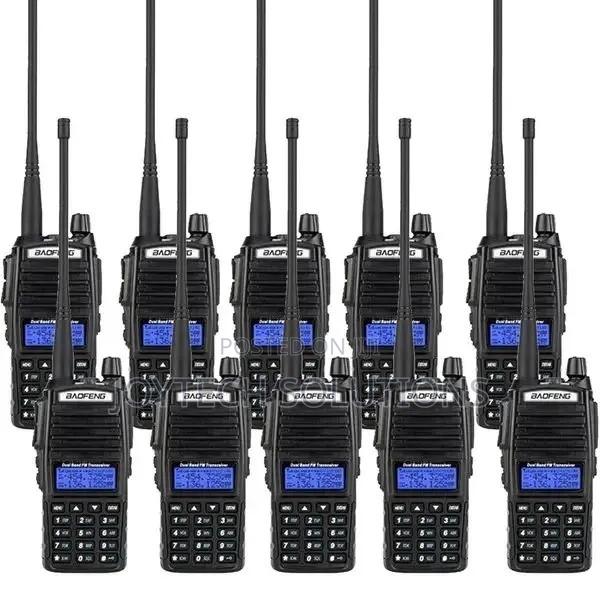 10 Radios Hand Held Walkie Talkie Radio Calls Uv82