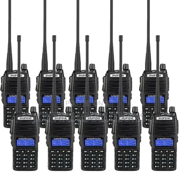 10 Radios Hand Held Walkie Talkie Radio Calls Uv82