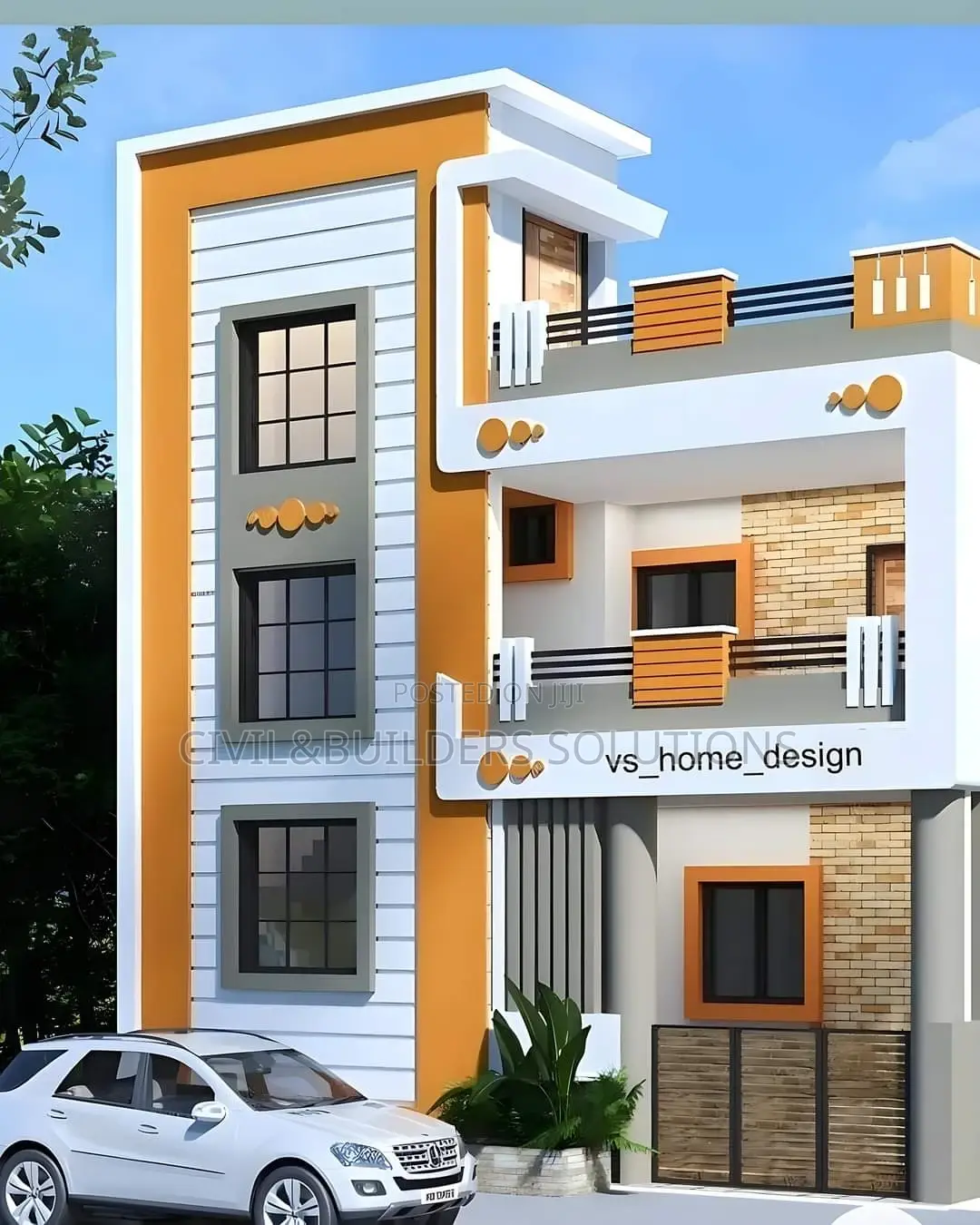 Flat Roof House Desings Floor Plans