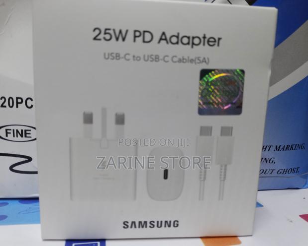 Samsung Fast Charging Adapter 25w Pd Adapter C-C Cable - main view