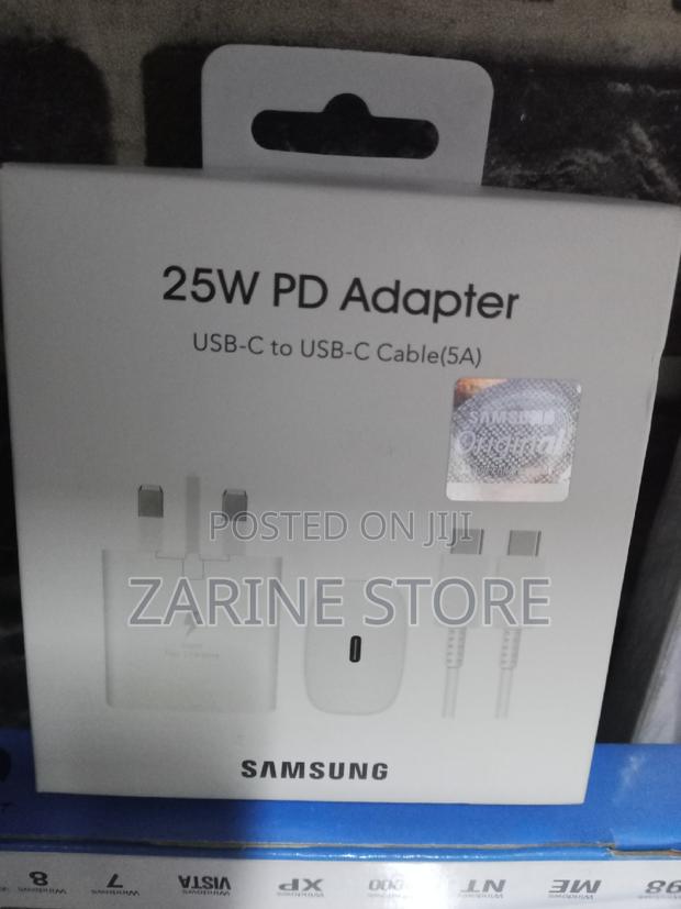 Samsung Fast Charging Adapter 25w Pd Adapter C-C Cable - thumbnail 2