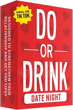 Do or Drink Date Night Couple Card Game