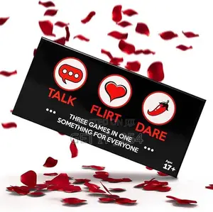 Talk Flirt Date Card Game