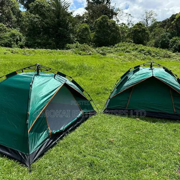 Preassembled Pop Up Easy Set Up Camping Tent - main view