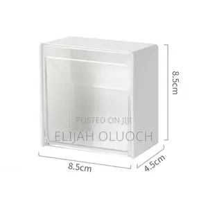 2pcs Set Plastic Wall Mounted Storage Box