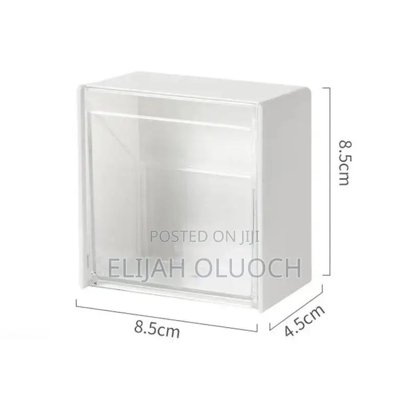 2pcs Set Plastic Wall Mounted Storage Box