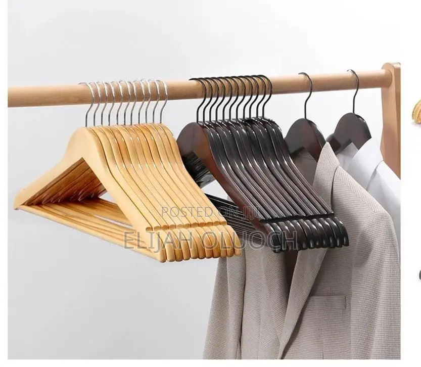 10pcs Wooden Clothes Hangers