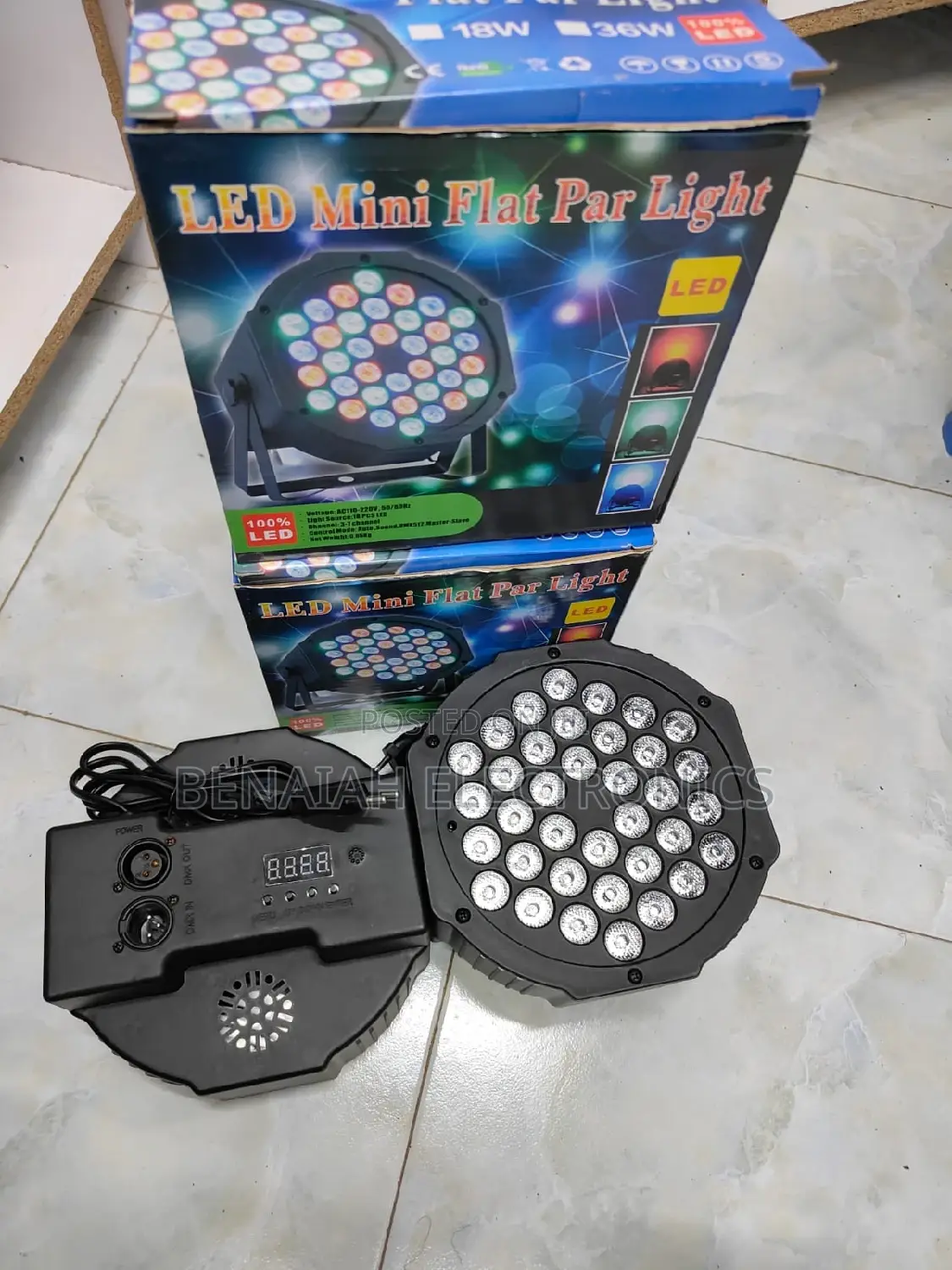 Led Mini Flat Par Light 36 Watts