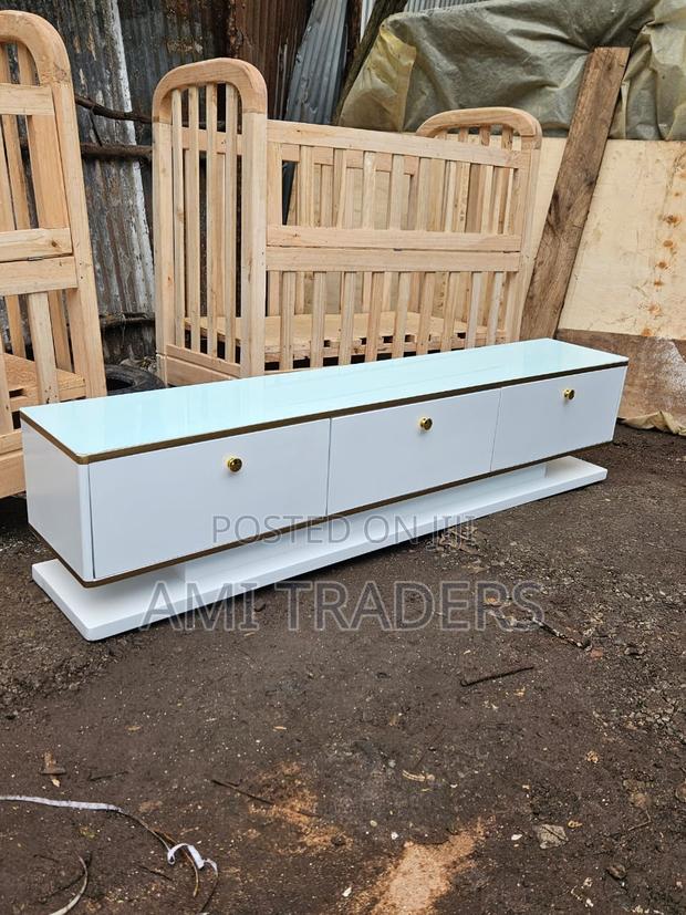 Glass Top Tv Stand (6FT)
