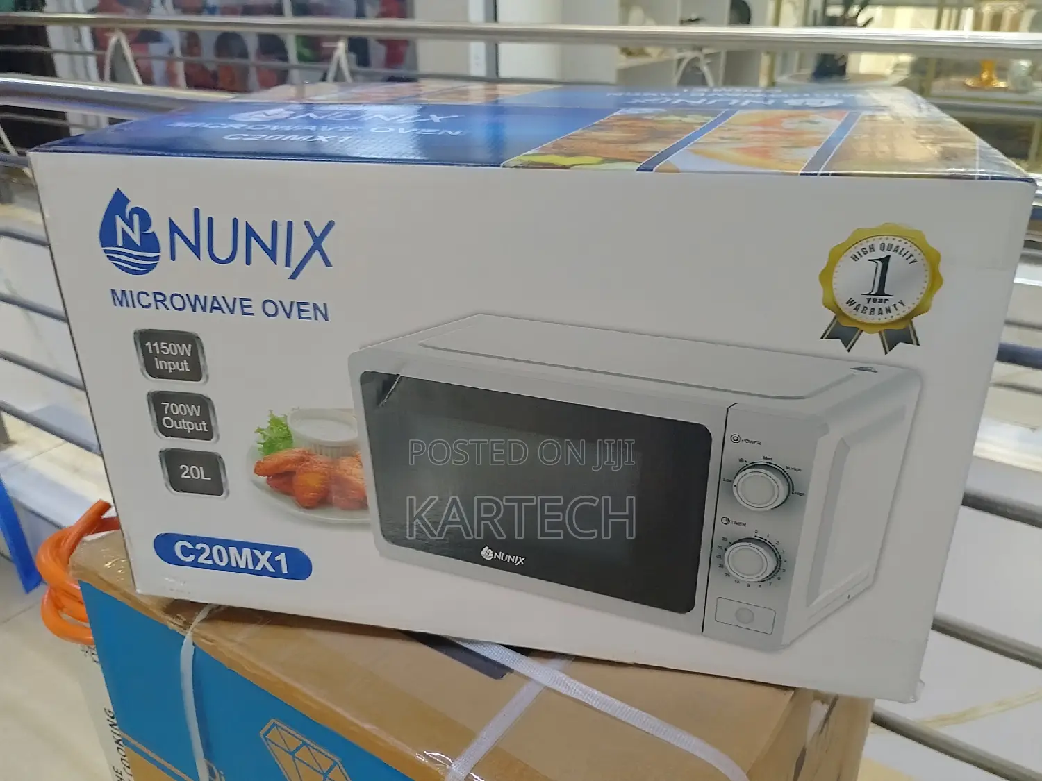 Nunix 20 LTRS Microwave Oven With Knob (C20MX1)