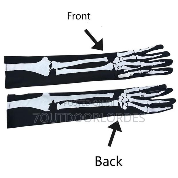 Sunblock Long Skull Gloves - thumbnail 3